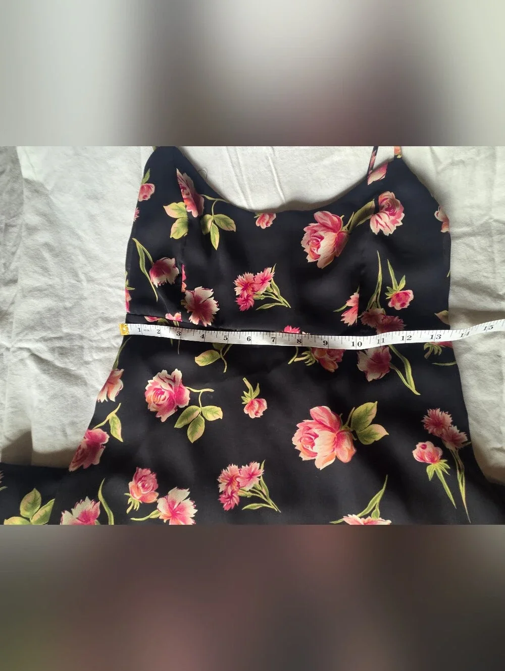 Vintage 90s Lew Magram Floral Maxi Dress - Lace Up Corset Back